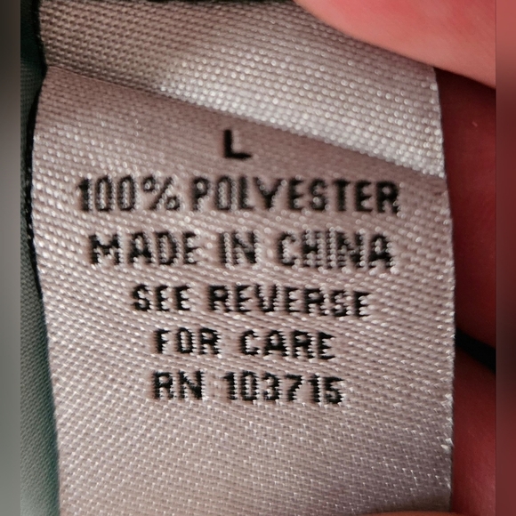 Signature By Larry Levine Womens Multicolored Short Flutter Sleeve Blouse Sz. L - Picture 6 of 11